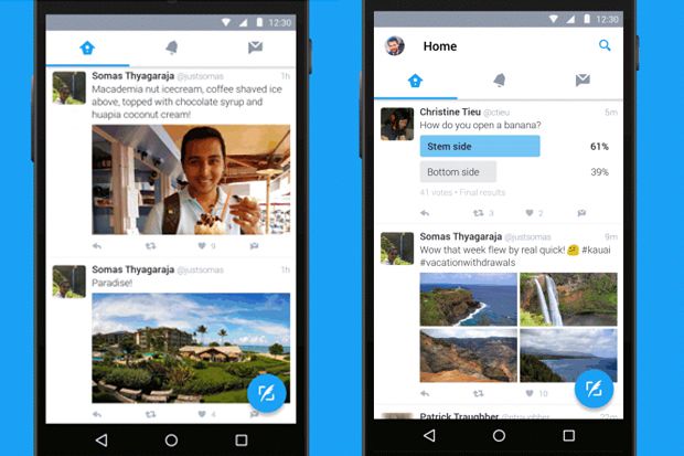 Twitter untuk Android...