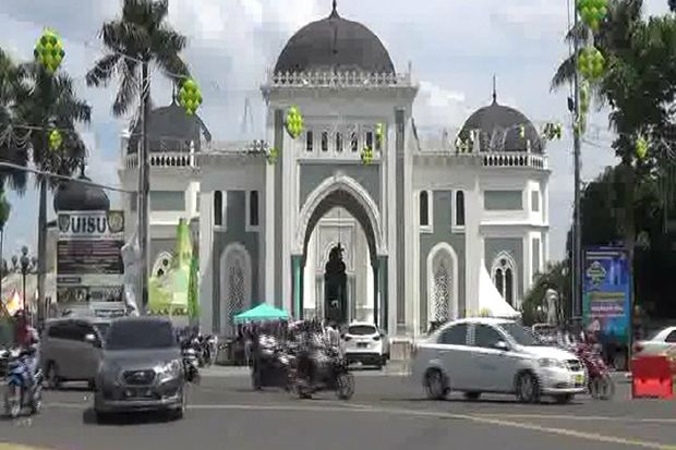 Masjid Raya Medan, Bangunan...