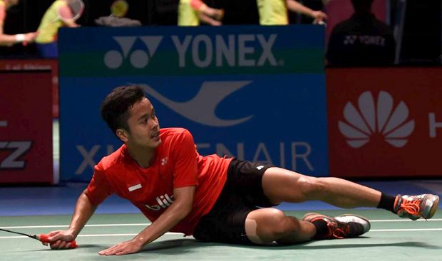 Anthony Ginting Tersisih...