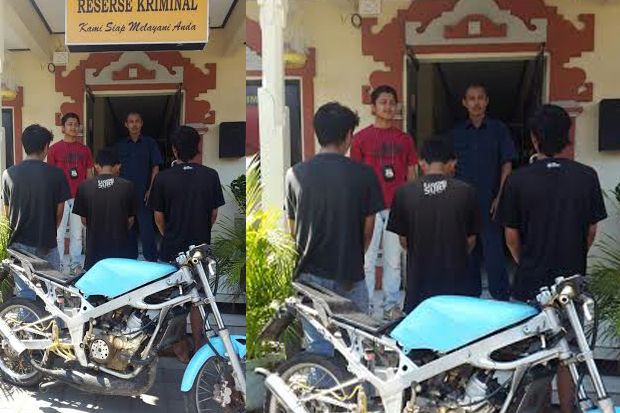 Curi Motor Ninja, Tiga...