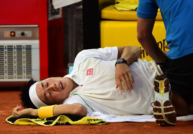 Cedera Paksa Nishikori...