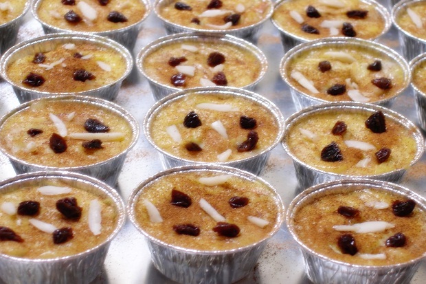 Klappertaart, Dessert...