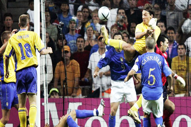 Azzuri Battle With Sweden...