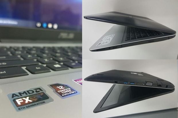 Asus X555DG Pakai AMD...