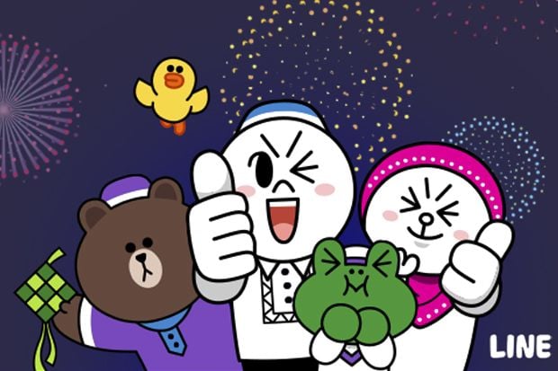 Sambut Lebaran, Line...