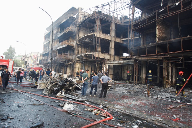 Jumlah Korban Bom Baghdad...