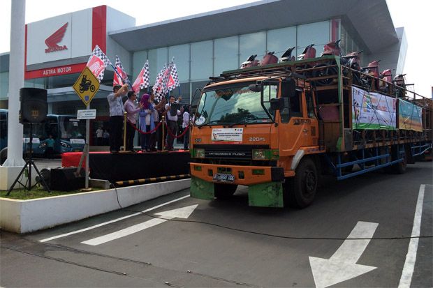 Honda Berangkatkan Pemudik...