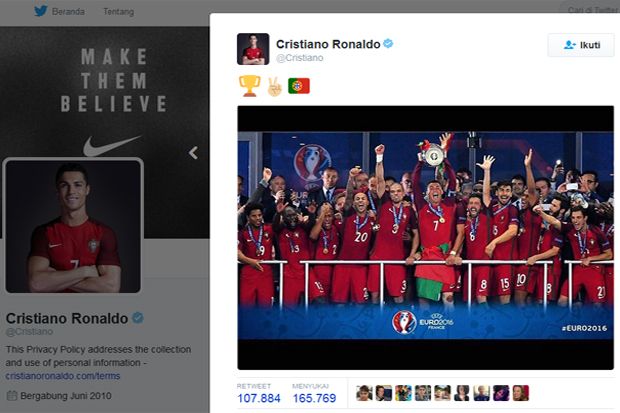 Ronaldo Pemain Paling...