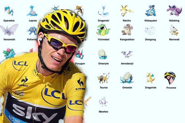 Chris Froome, Pokemon...