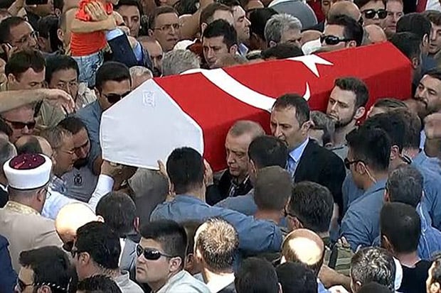 Hadiri Pemakaman, Erdogan...