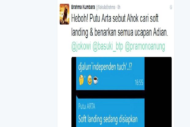Ini Kata Putu Arta soal...