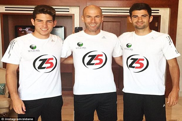 Dua Putra Zinedine Zidane...