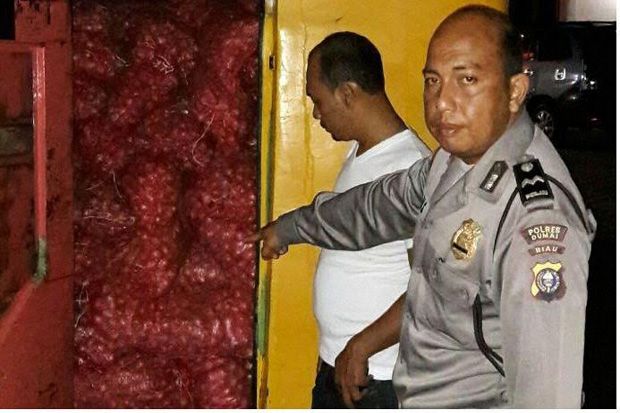 Berisi 3 Ton Bawang...