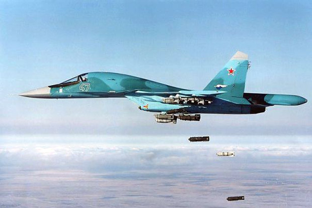 Jet Rusia Membom Pos...