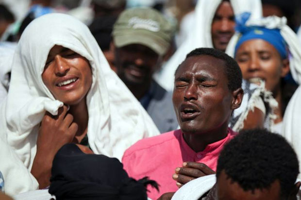 Pengungsi Ethiopia Tewas...
