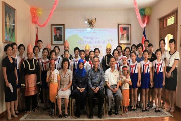Anak-anak RI di Korut...