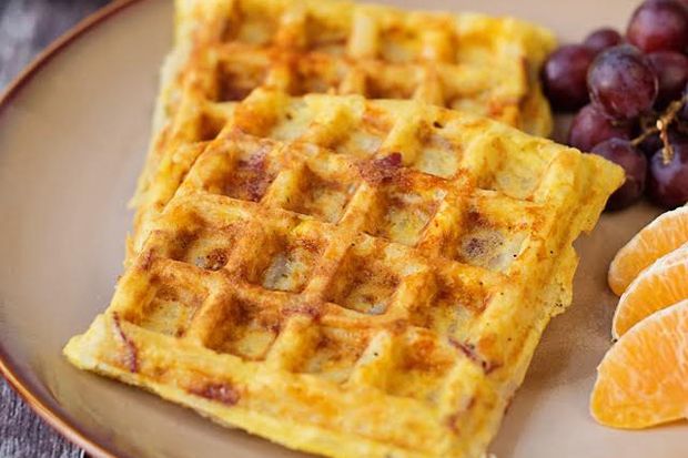 Waffle Kentang Keju...
