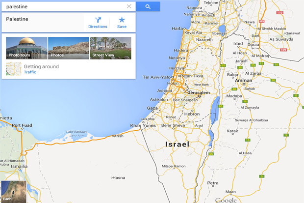 Hapus Peta Palestina,...