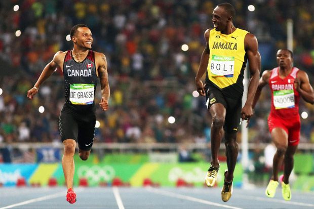 Saking Cepatnya, Usain...