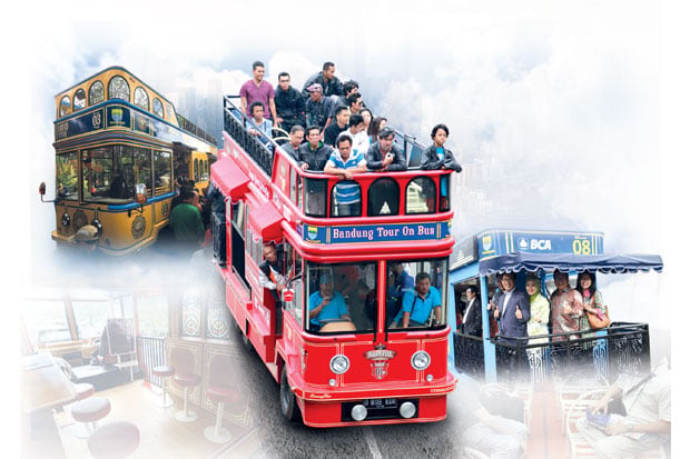 Penampakan Bus Tingkat...