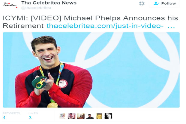 Phelps Final Race, Tonga...
