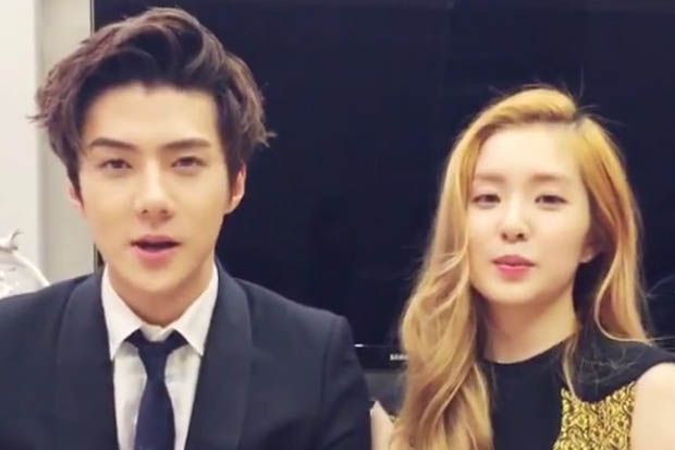 Sehun EXO & Irene Red...