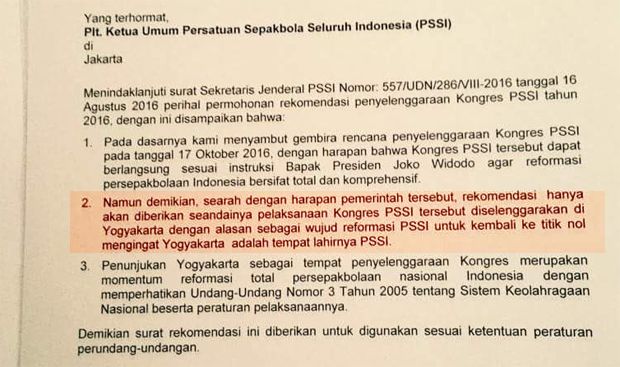 Aneh, Menpora Wajibkan...