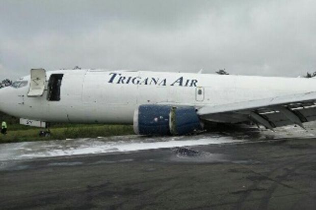 Pesawat Trigana Air...