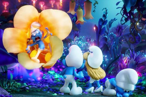 The Smurfs Berhadapan...