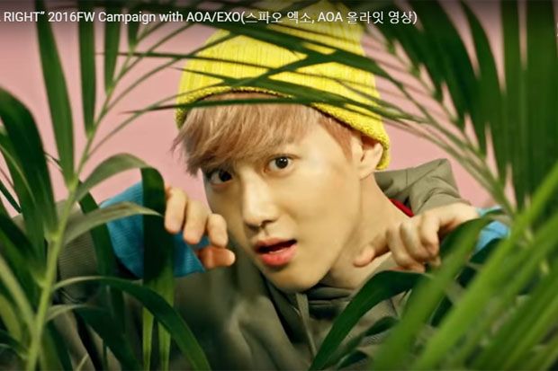 EXO dan AOA Pamer Baju...