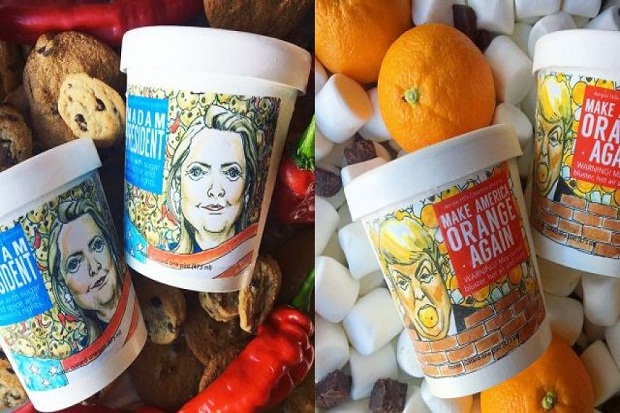 Wow, Es Krim Edisi Hillary...