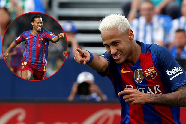 Neymar Tatap Rekor Ronaldinho...