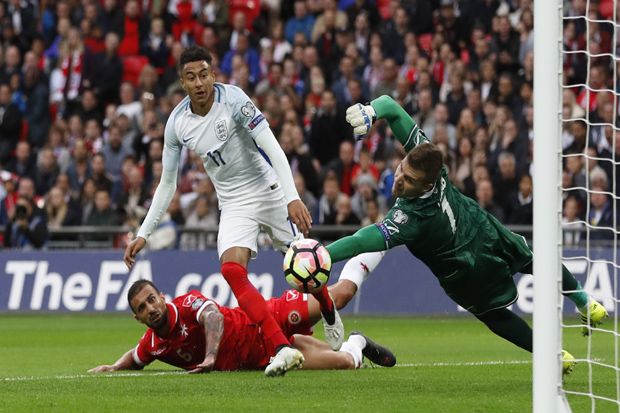 Debut Lingard di Wembley...