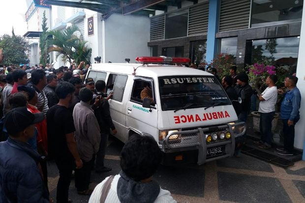 Seorang Korban Sinabung...