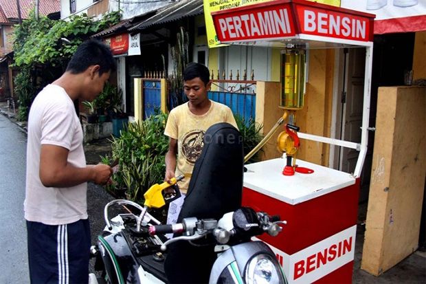 Pengecer Bensin Dilarang...