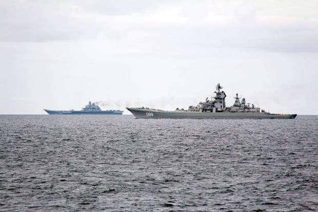 Armada Kapal Induk Rusia...