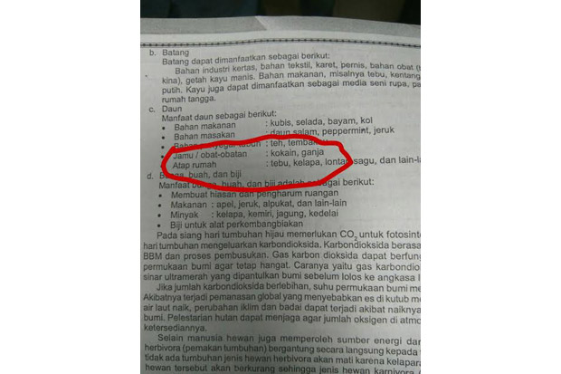 Buku SD Bermateri Narkoba,...