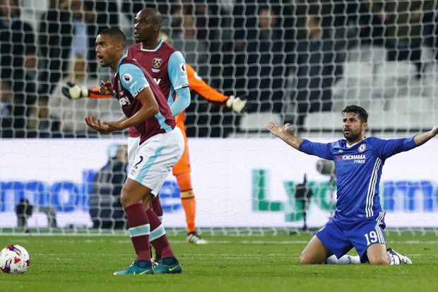 Ditekuk West Ham, Chelsea...