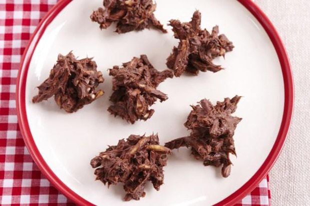 Cokelat Laba-Laba, Camilan...