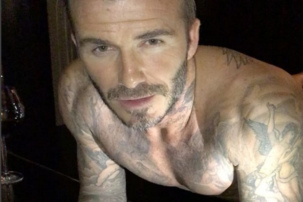 David Beckham Bikin...