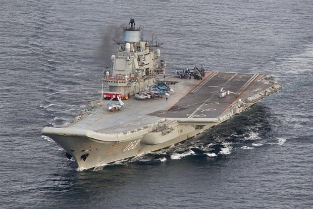 Armada Kapal Induk Rusia...