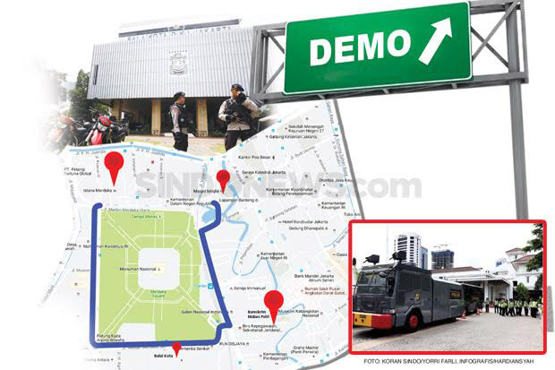 Ini Rute Demo 4 November...