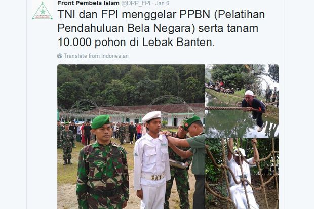 Latihan Bela Negara...