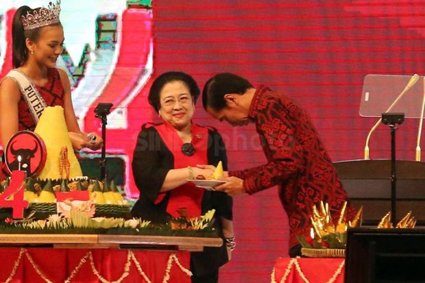 HUT PDIP, Pidato Megawati...