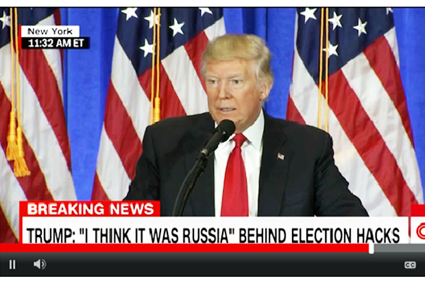 Trump: Russia Behind...
