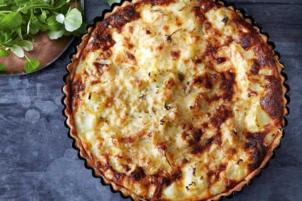 Tart Kembang Kol Keju,...