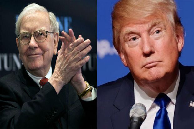 Miliarder Warren Buffett...