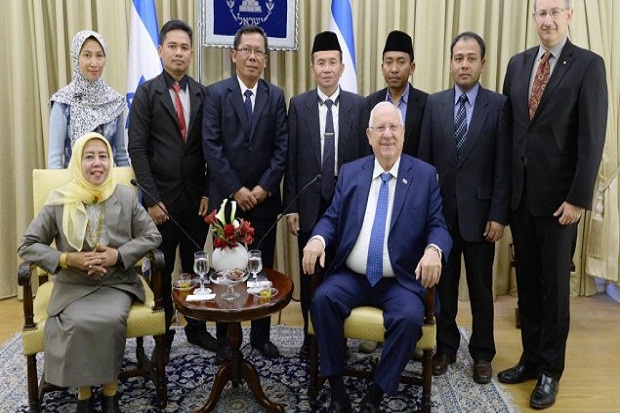 Temui Presiden Israel,...