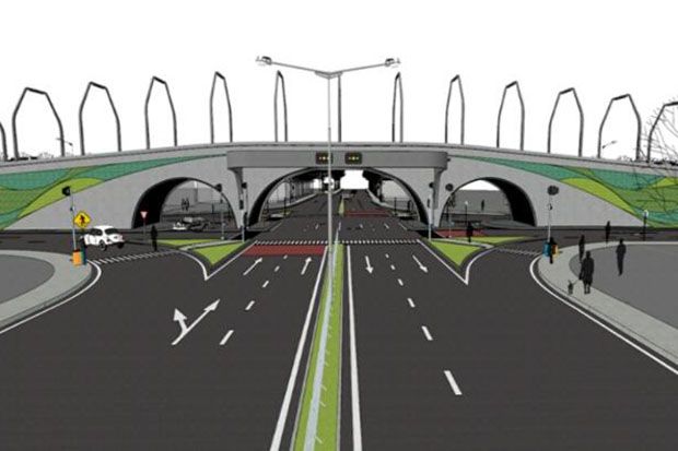 Peresmian Flyover Antapani,...