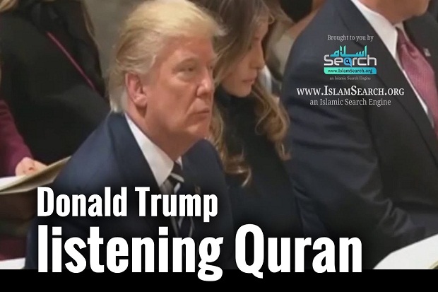 Presiden Trump Dengarkan...